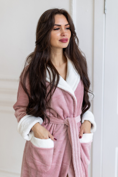 Халат теплый махровый после бани