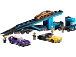 Конструктор LEGO City 60408 Грузовик-автовоз со спортивными автомобилями