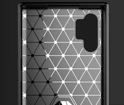 Чехол для Samsung Galaxy Note 10+ цвет Gray (серый), серия Carbon от Caseport