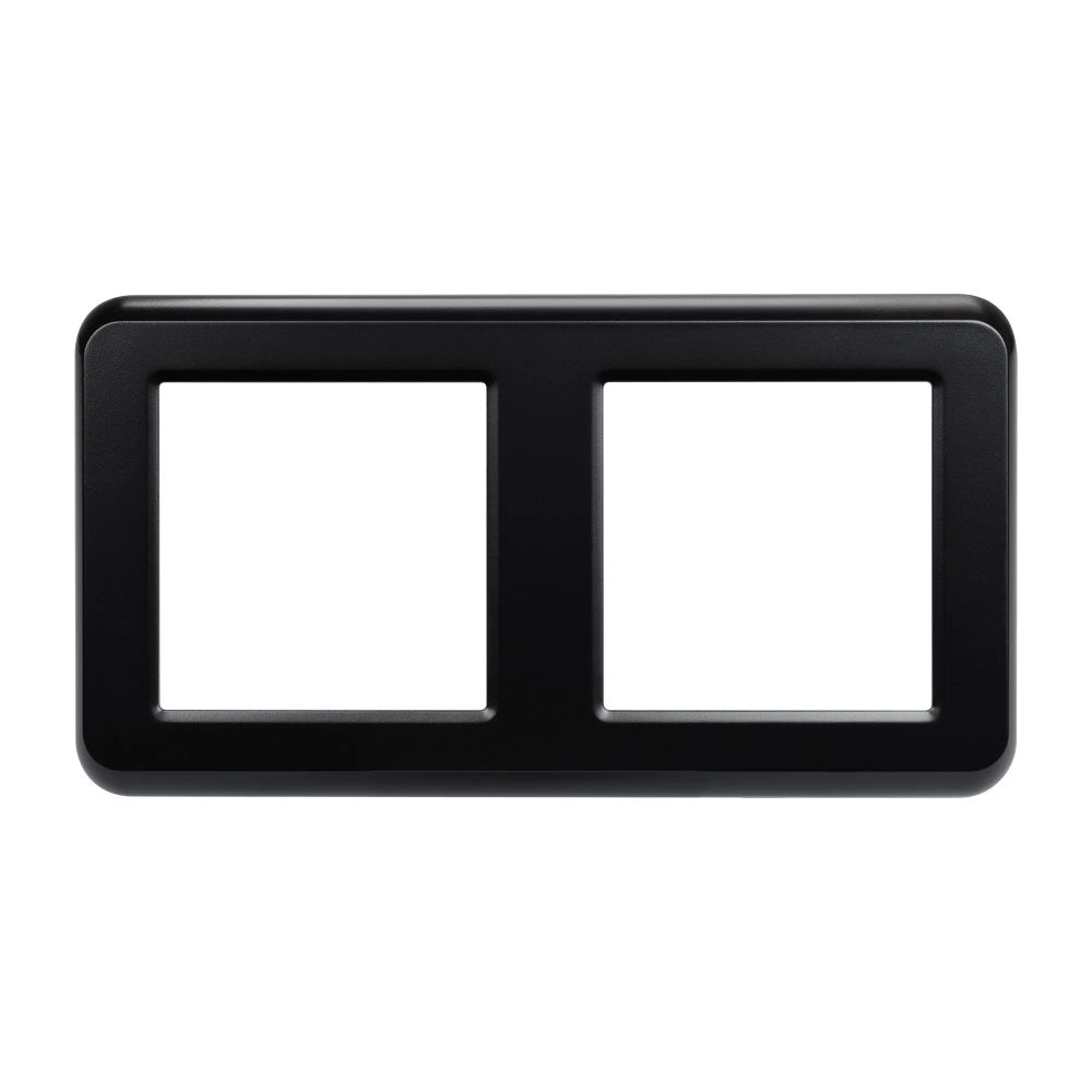 Рамка пластиковая FRM-VERSA-PL-2-BK (Arlight, -) 043778