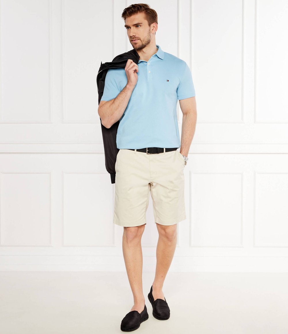 Поло 1985 Tommy Hilfiger - голубой(MW0MW17771)