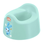 Горшок детский с декором "малышарики" 275х254х170 мм (зеленый)