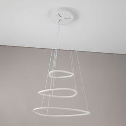 Citilux Неон Смарт CL731A330E RGB Умная подвесная люстра Белая