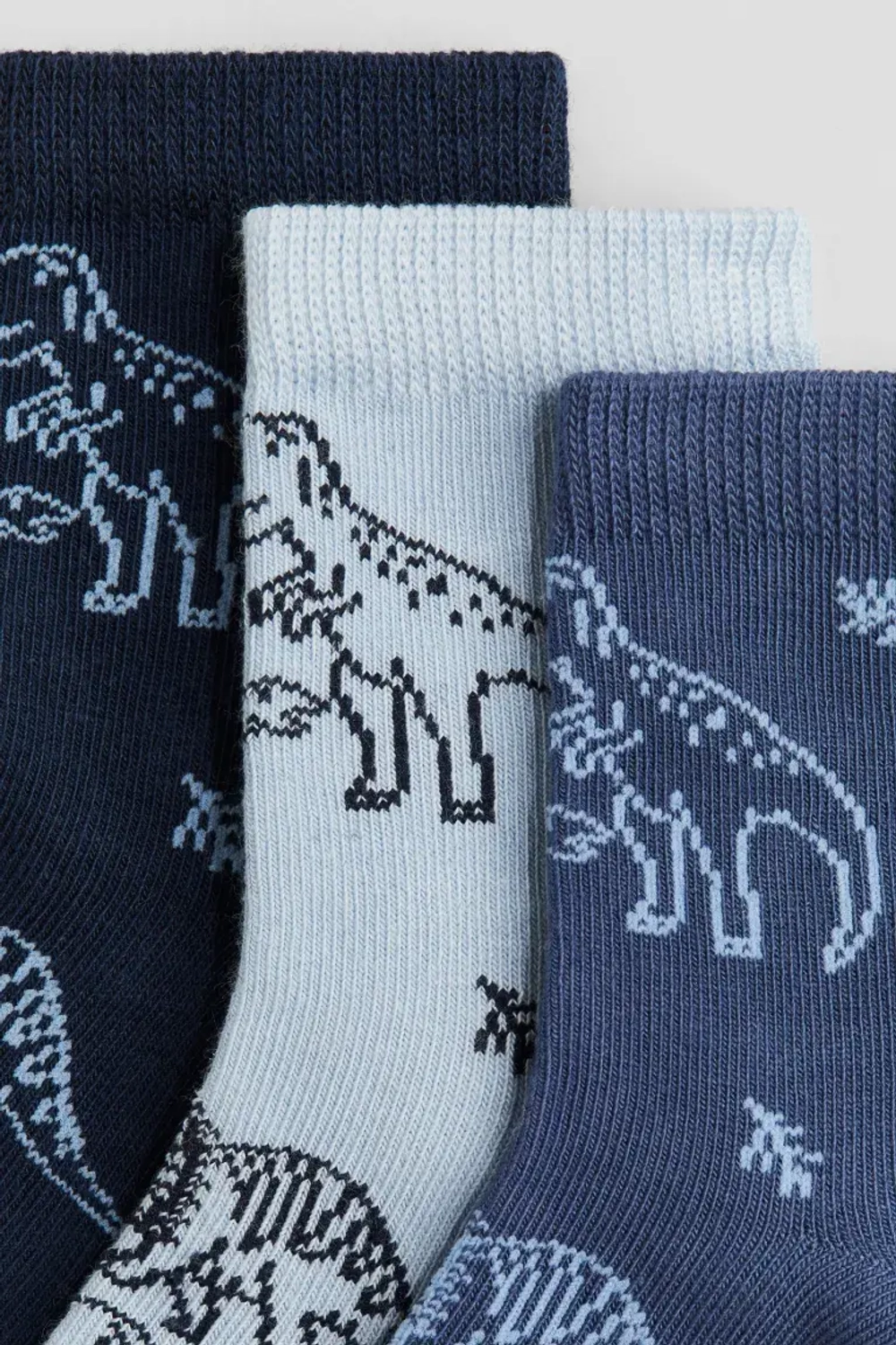 H&M Набор из семи пар носков, темно-синий