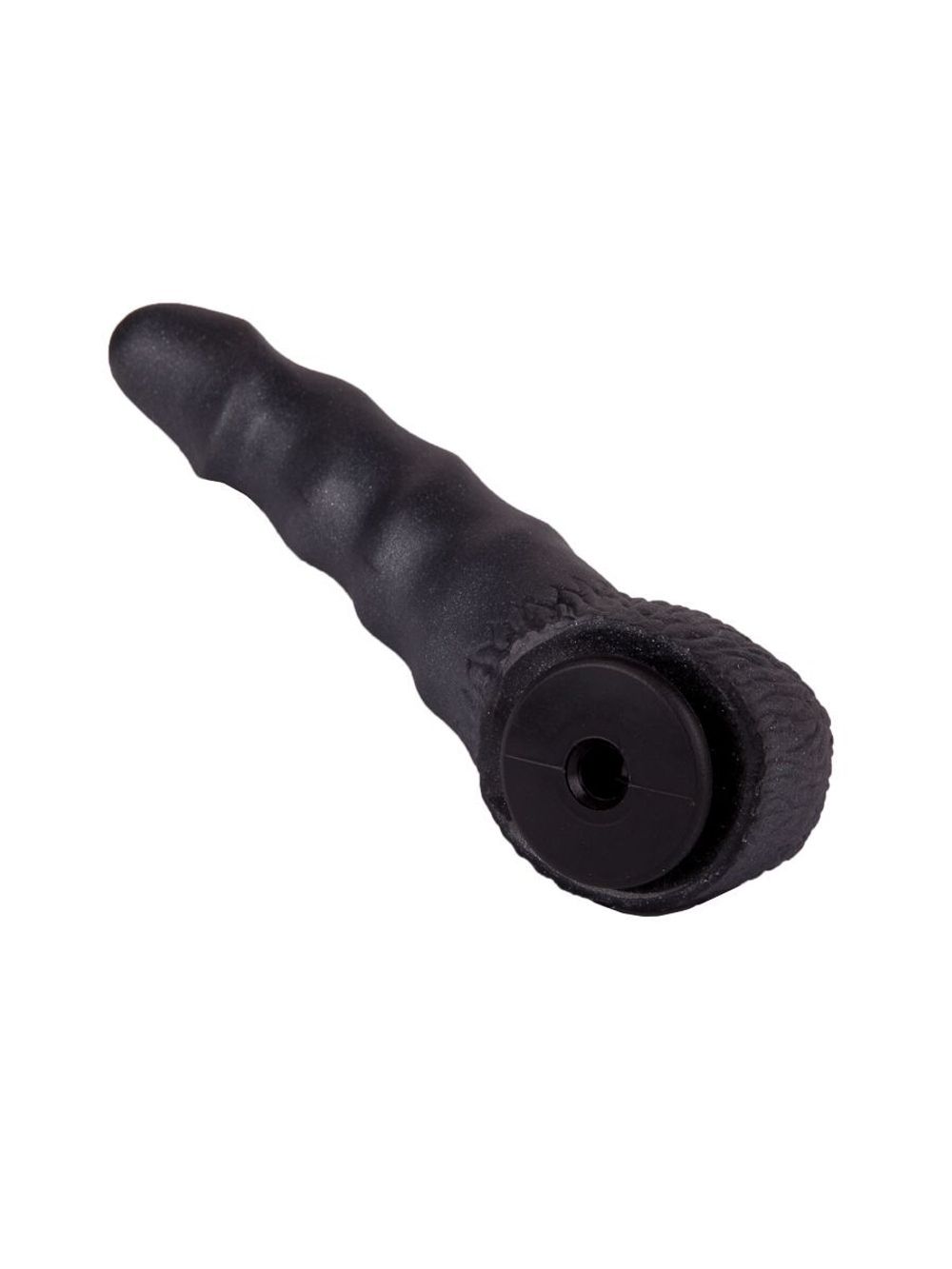 Чёрная насадка на пояс харнесс BLACK BENT 2 - 19,5 см. (Цвет: черный)