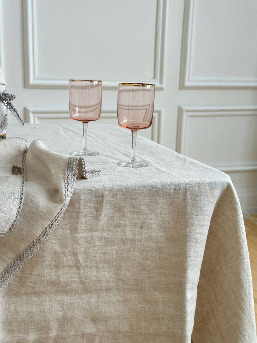 Скатерть изо льна