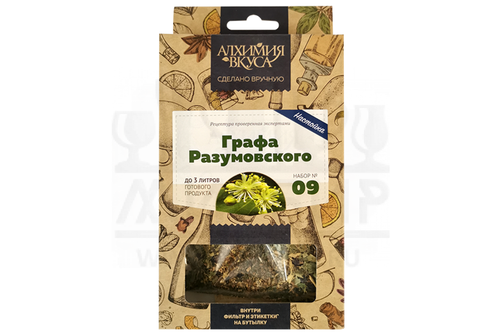 Набор Алхимия вкуса № 9 для приготовления настойки "Настойка Графа Разумовского", 19 г