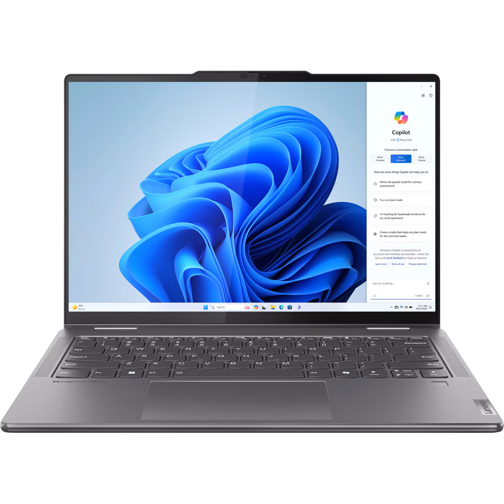 Ноутбук  Lenovo Yoga 7 2-in-1 14AHP9 14 ", Ryzen 7, 16 Гб RAM, 1 Тб SSD, Radeon Graphics, Серый