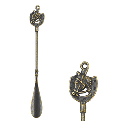 Alberti Livio Ложка для обуви малая Подкова антик