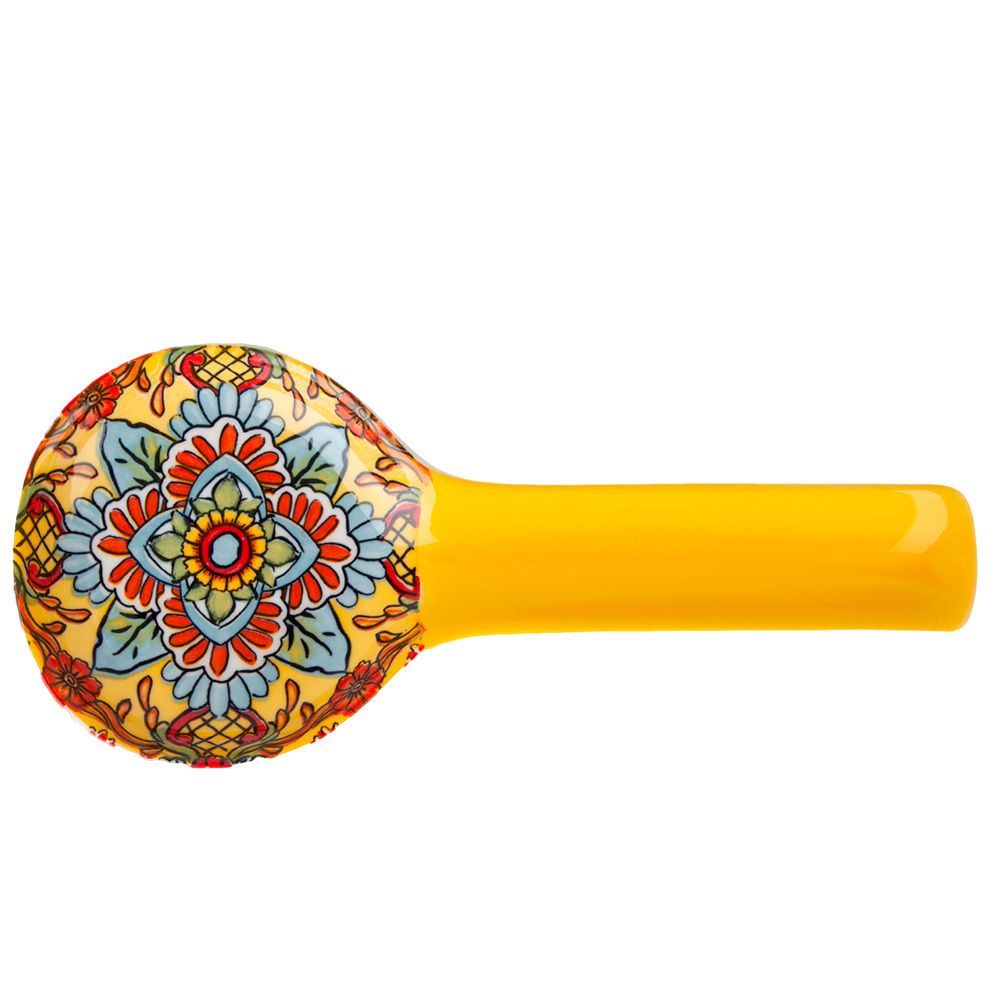 Подставка под ложку "Arabesque" (желтый) 23*10*2см (подарочная упаковка)