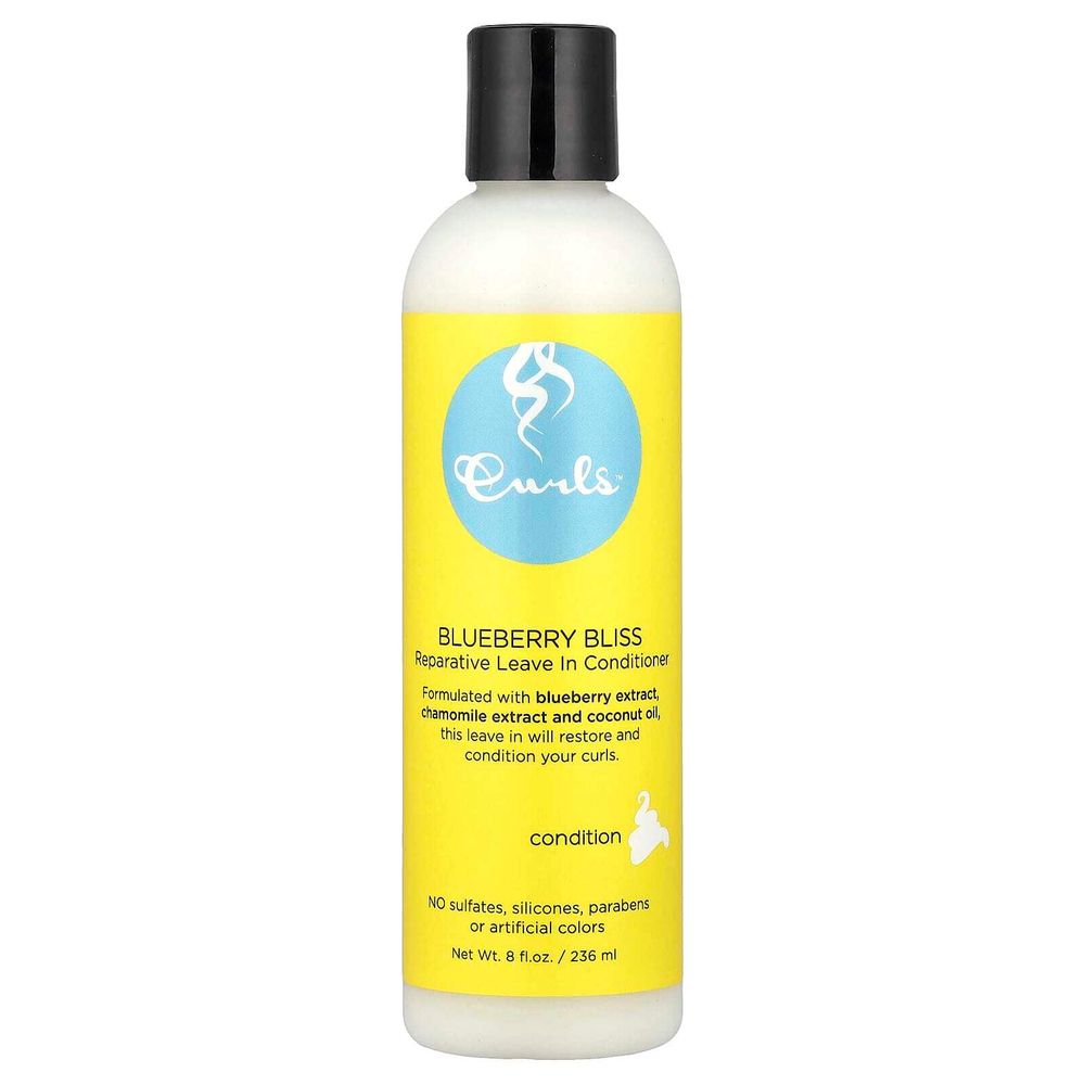 Curls, Несмываемый кондиционер для восстановления, Blueberry Bliss, 236 мл (8 жидк. унц.)