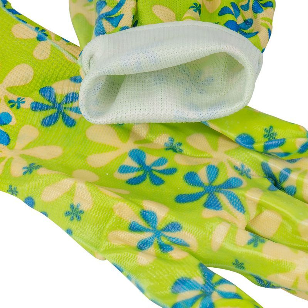 Перчатки нейлоновые с нитриловым покрытием