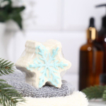 Бомбочка для ванны Снежинка с ароматом ванили - 90 гр.