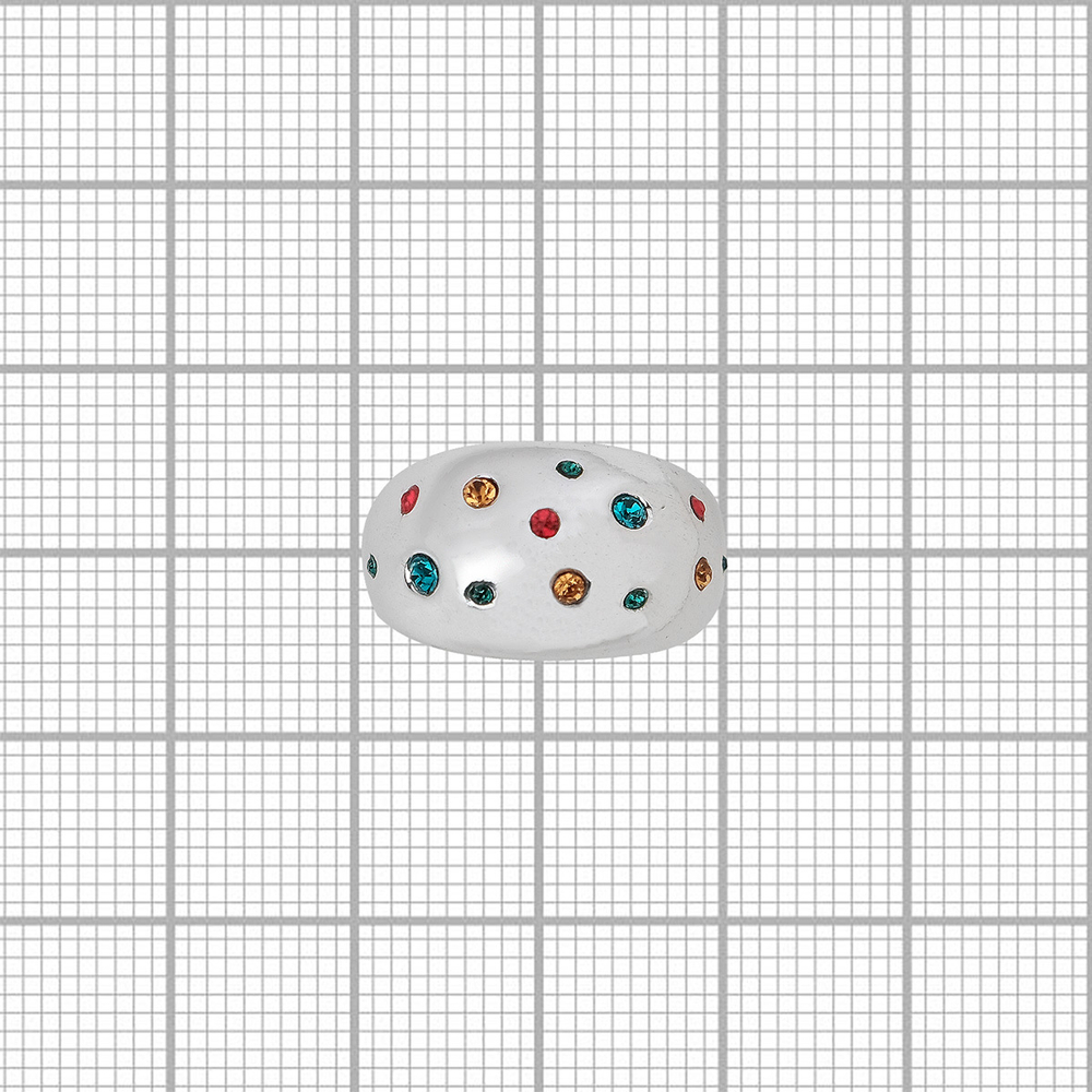 "Монпасье" кольцо в серебряном покрытии из коллекции " Молодежная" от Jenavi