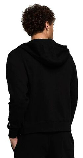 Мужская теннисная кофта Wilson Unisex Team Zip Hoodie - черный
