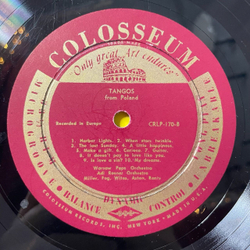 Винтажная виниловая пластинка LP Warsaw Pops Orchestra, Adi Rosner And His Orchestra Tangos From Poland (USA 1955)