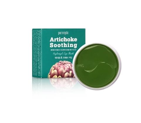 PETITFEE ПАТЧИ ГИДРОГЕЛЕВЫЕ ДЛЯ ГЛАЗ С АРТИШОКОМ ARTICHOKE SOOTHING HYDROGEL EYE MASK, 60 PCS