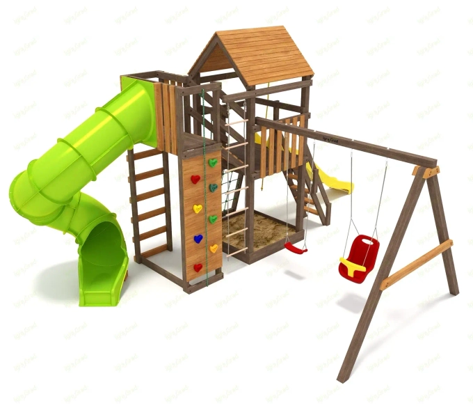 Детская площадка IgraGrad Панда Фани Gride с трубой 2,1м