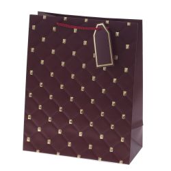 GAEM Пакет подарочный M (бумага 210г/м2, блок 12шт), L26 W12 H32 см, 8в.