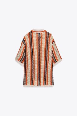 ZARA КАРДИГАН ПОЛО, РАЗНОЦВЕТНЫЙ