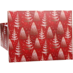 Коробка подарочная «Веселые елочки» 33*25,5*14,5 см