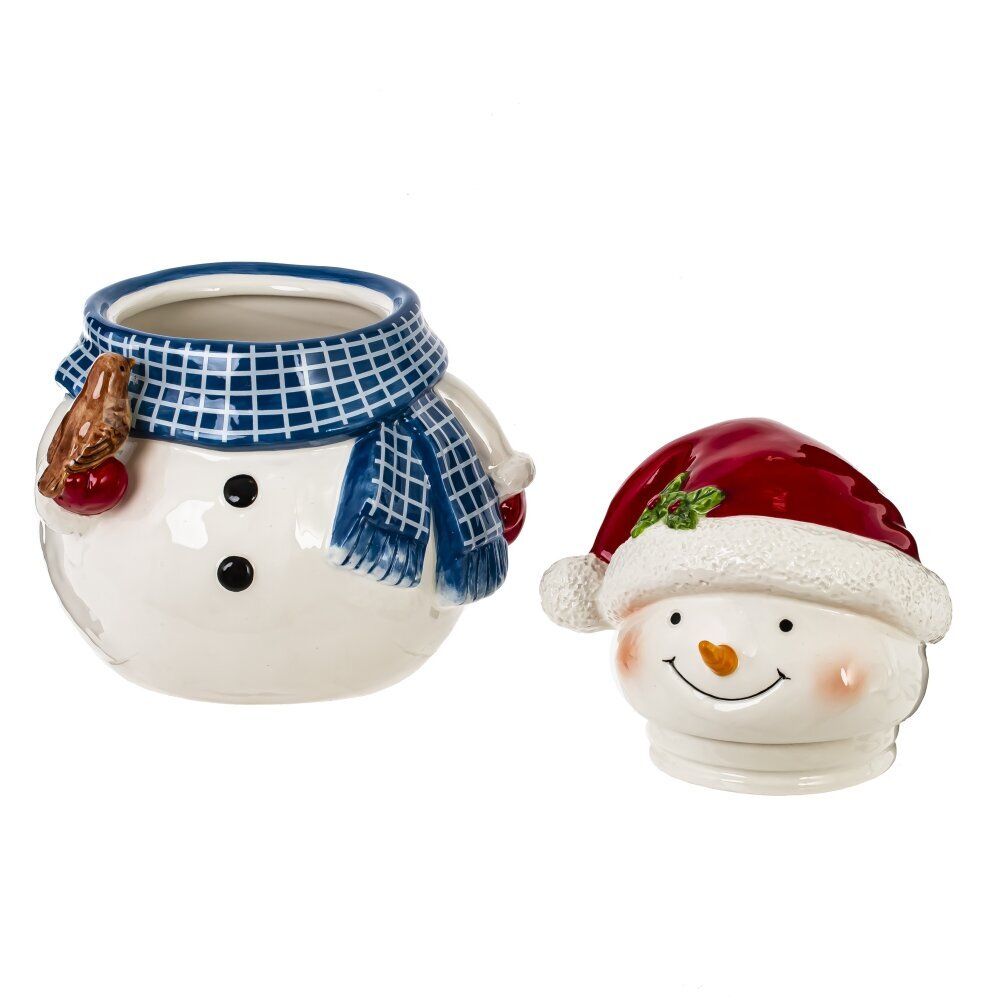 GAEM Конфетница "Снеговик", 1, 1, 1480 мл, L18 W14 H22 см