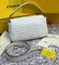 Сумка из кожи Fendi Baguette белый