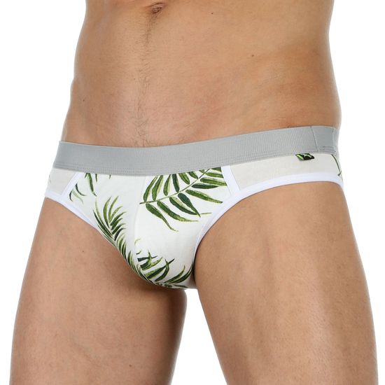 Мужские трусы джоки белые с принтом Van Baam