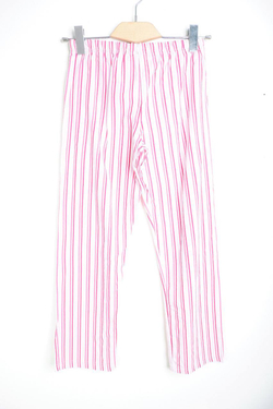 Брюки в яркую полоску, визуально на 11/12 лет