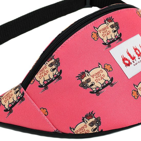 Поясная сумка OLDY. Свин. Розовый