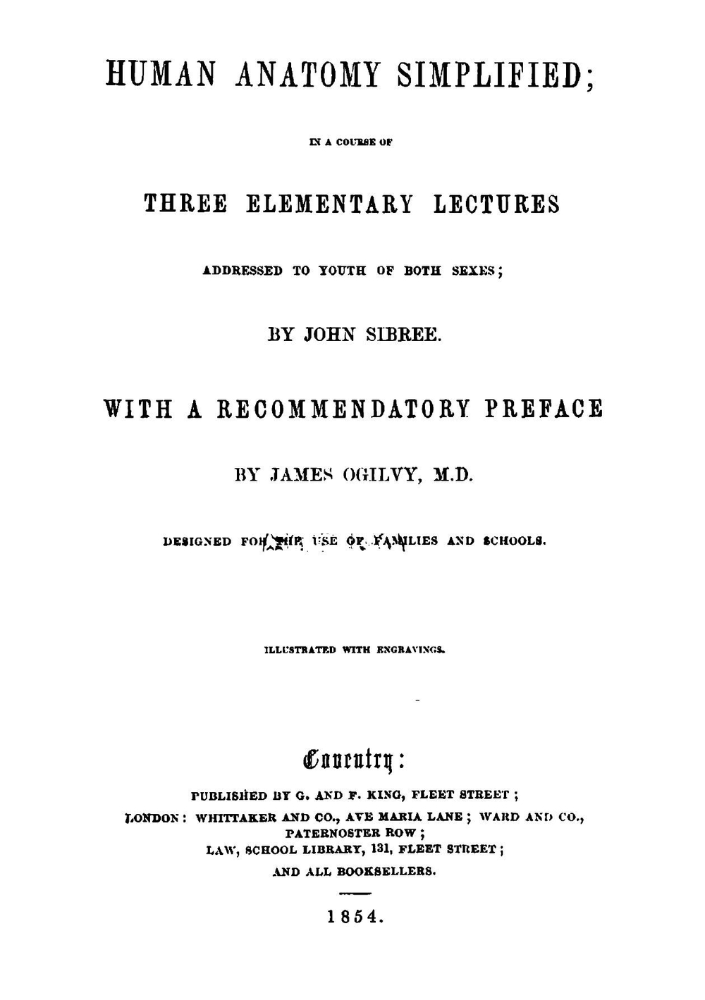 Human Anatomy Simplified | John Sibree