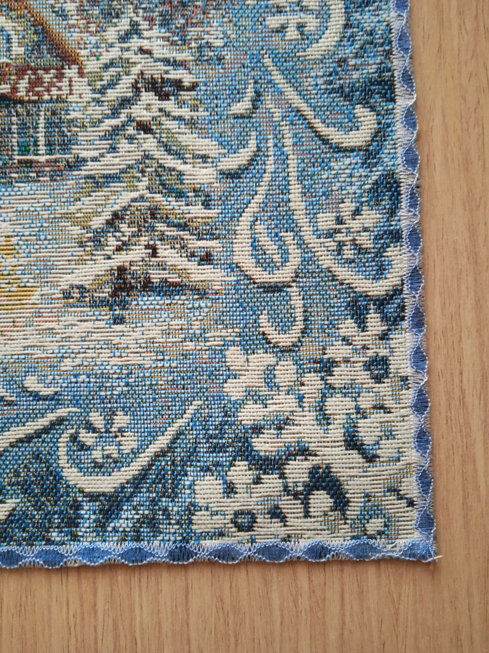 Декоративная гобеленовая салфетка Мороз 25х25 см