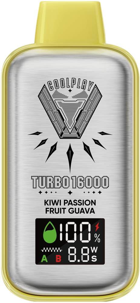 Coolplay TURBO Киви маракуйя гуава 16000 купить в Москве с доставкой по России