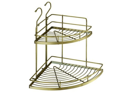 Полка угловая 2-х ярусная малая