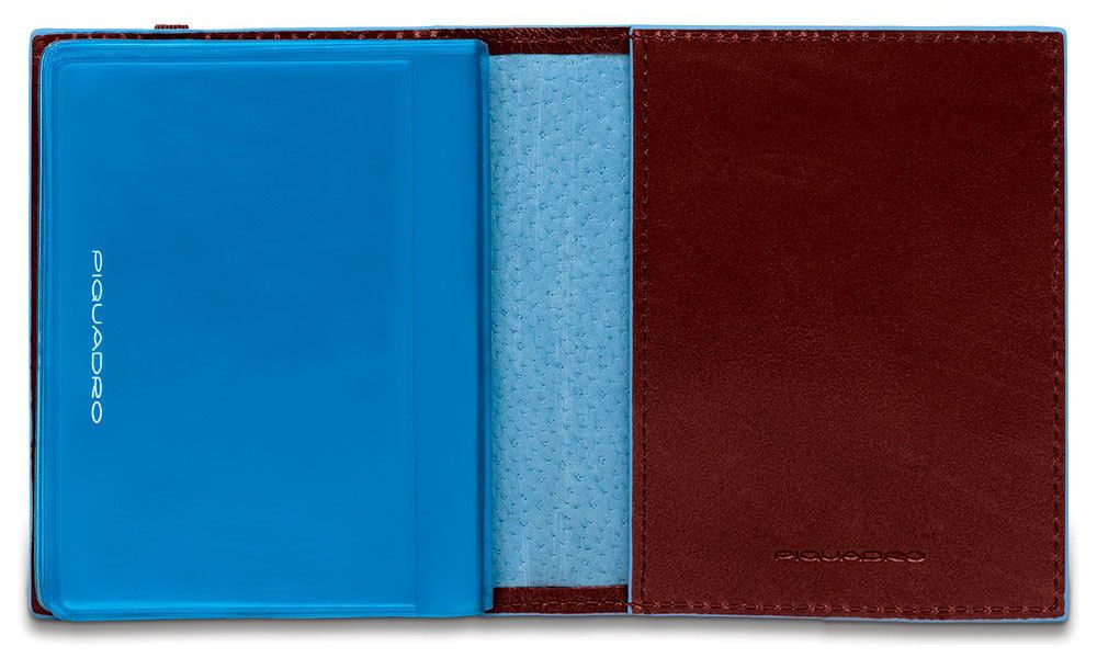 Чехол для кредитных карт Piquadro Blue Square коричневый  (PP1395B2/MO)
