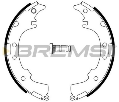 BREMSI - GF0953-BMS - Brake Shoe Set