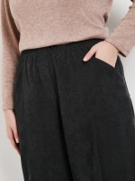 Брюки широкие вельветовые пояс на резинке