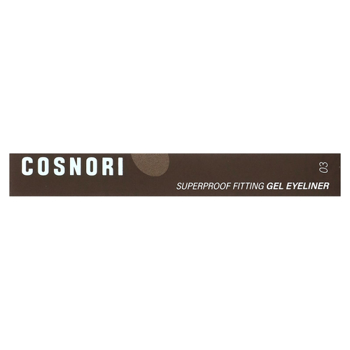 Cosnori, Гелевая подводка Superproof Fitting, орехово-коричневый, 0,13 г