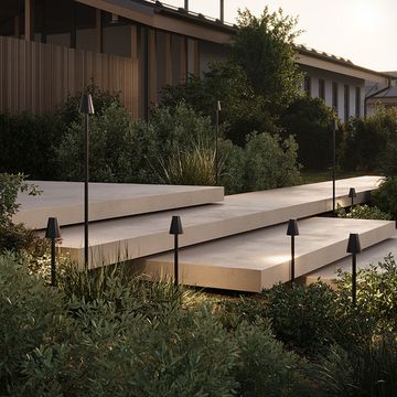 Уличный грунтовый светодиодный светильник 1.5W 3000K O504FL-L1B3K чёрный Cane Maytoni