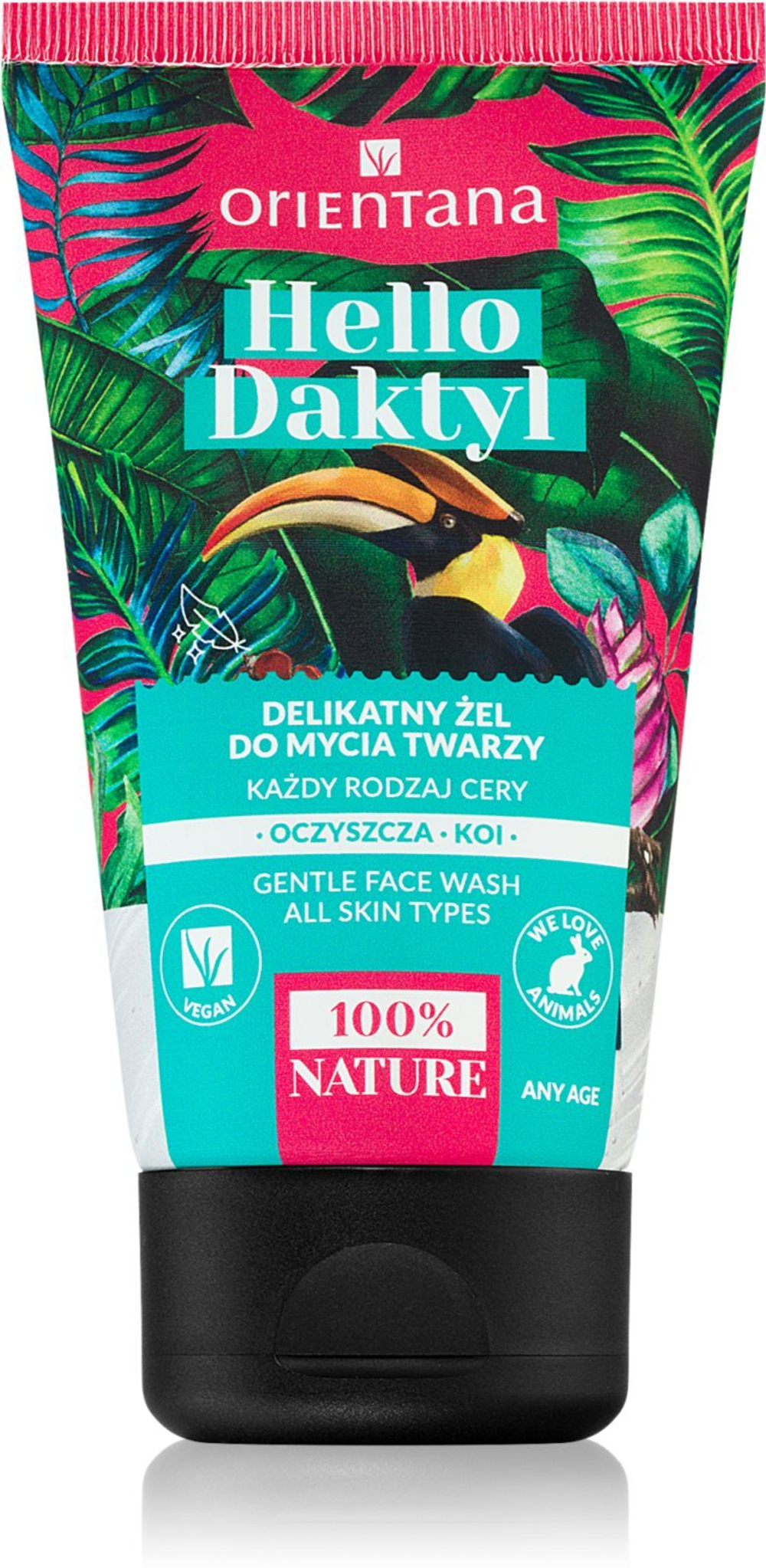 Orientana Hello Daktyl - нежный очищающий гель для лица /   125  ml  / GTIN 5904533310313