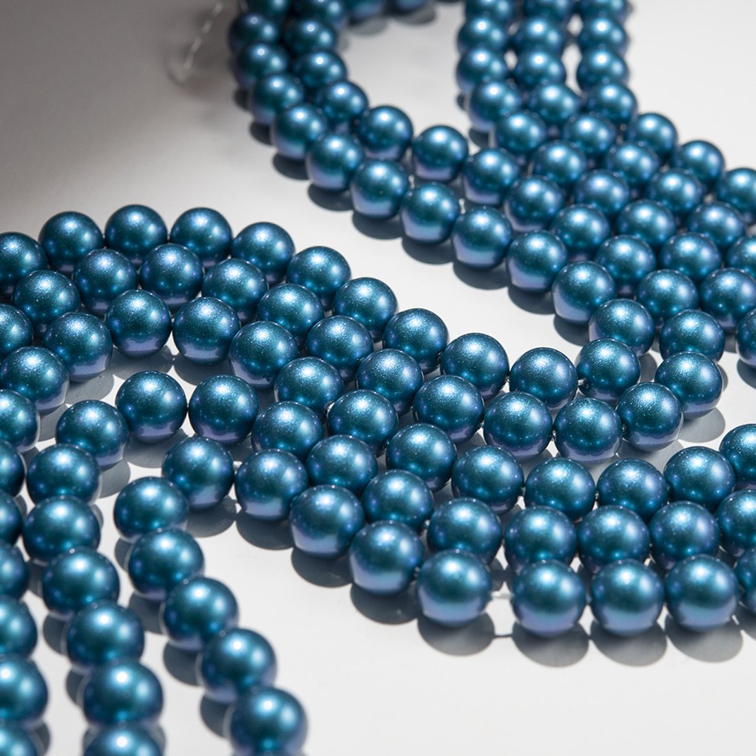 Хрустальный жемчуг, оттенок "Metallic Cosmos", шар 10мм, улучшенное покрытие