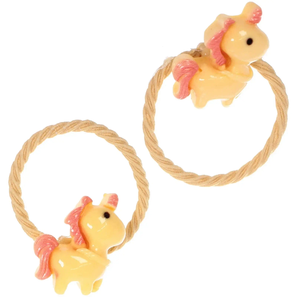 Резинки для волос детские 2 шт «Baby boom - Зверьки», микс 4-5 цветов, d-3,2см