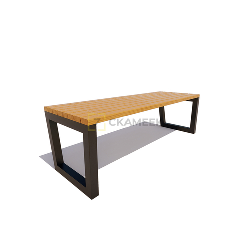 Скамейка садовая «Муром» (банкетка 0,6 м ангарская сосна,30х60)