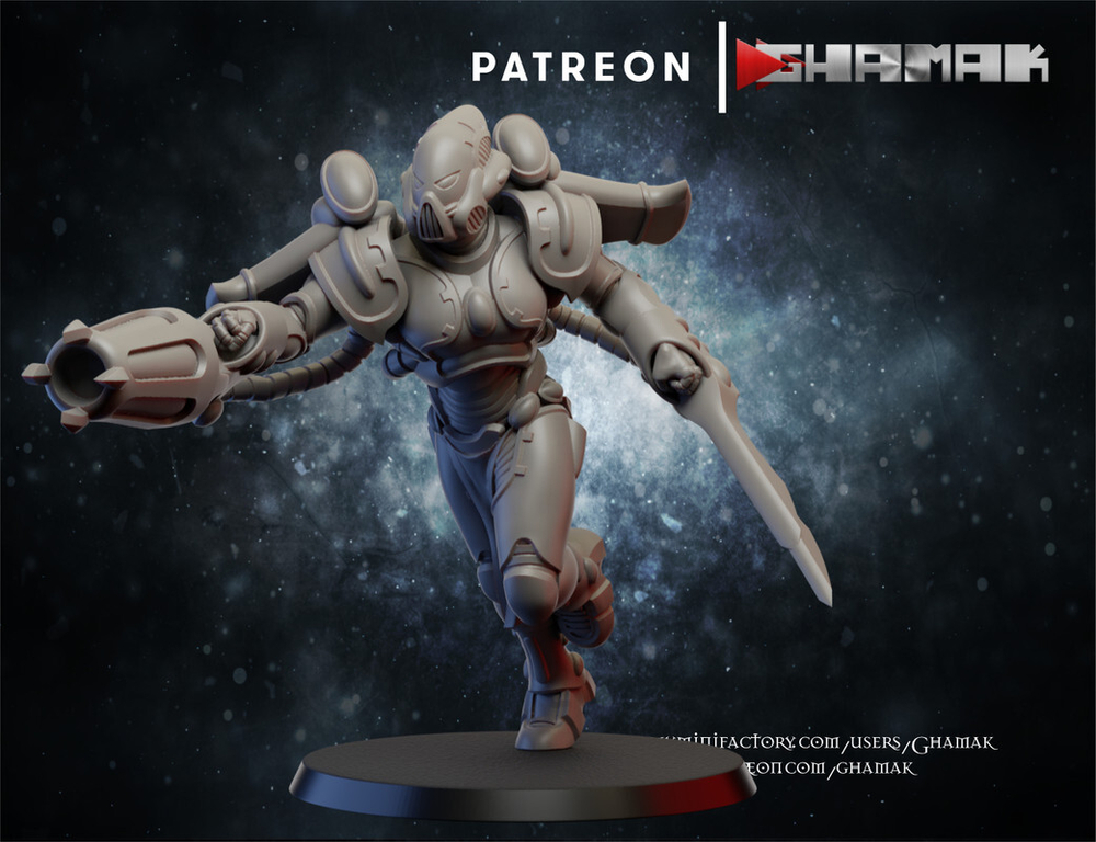 Aeldari Craftworlds Warp Spider Варп-Паук №3 миниатюра для dnd, днд, pathfinder, фентези, Настольная игра, НРИ, Варгейм, РПГ
