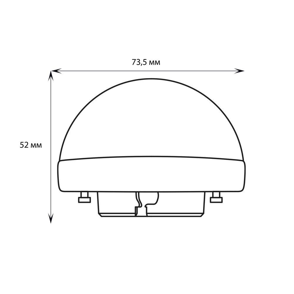 LED-GX53-10W-4000K-GX53-FR-SPHERE PLZ02WH Лампа светодиодная со сферическим рассеивателем. матовая. Белый свет 4000K. Картон. ТМ Uniel