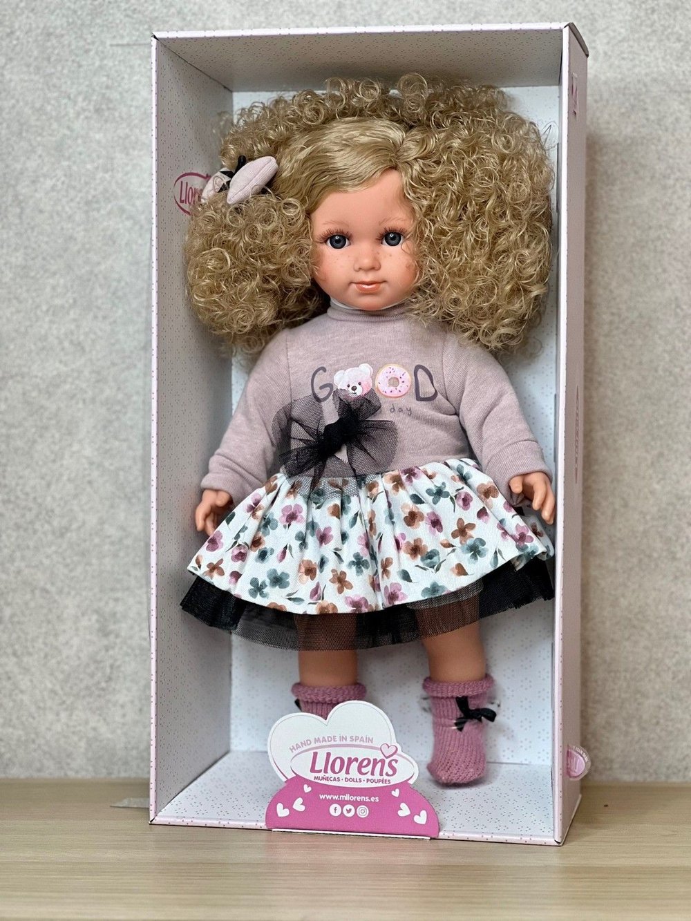 Кукла Llorens мягконабивная 35см Elena (53549)