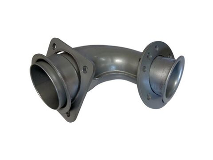 Патрубок приёмный L1-162 мм, L2-155 мм. ПОЛИМЕР 54115-1203010-30