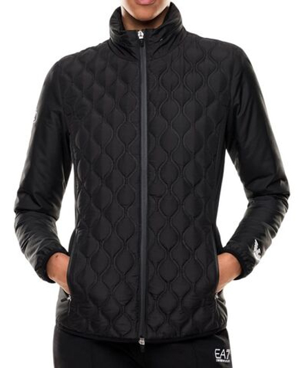 Женская теннисная куртка EA7 Golf Pro Ventus7 Technical Fabric - black beauty