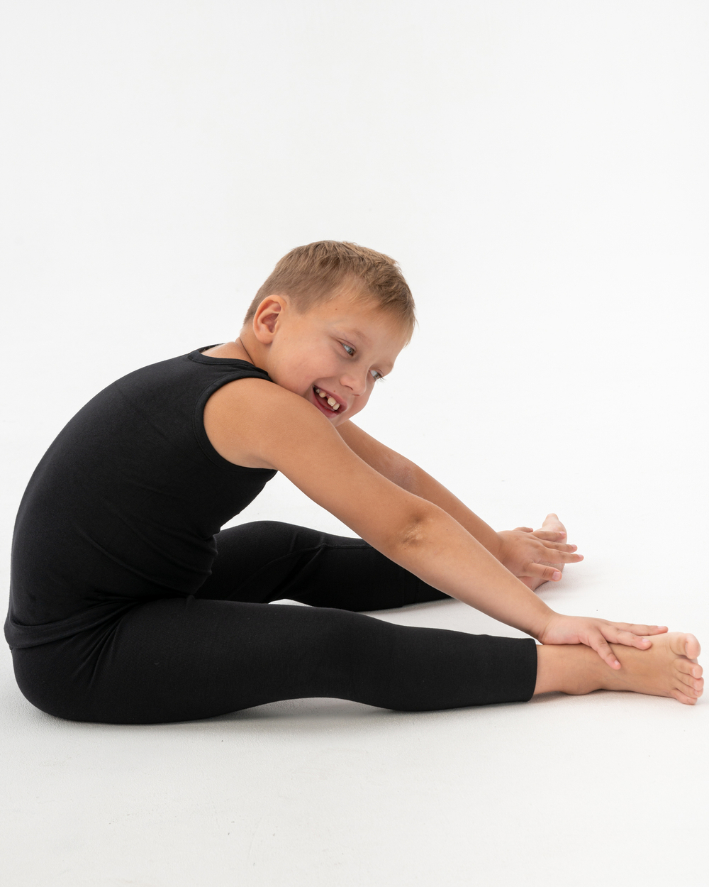 Майка детская термо унисекс черный