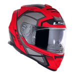 LS2 FF800 STORM Faster Grey / Red